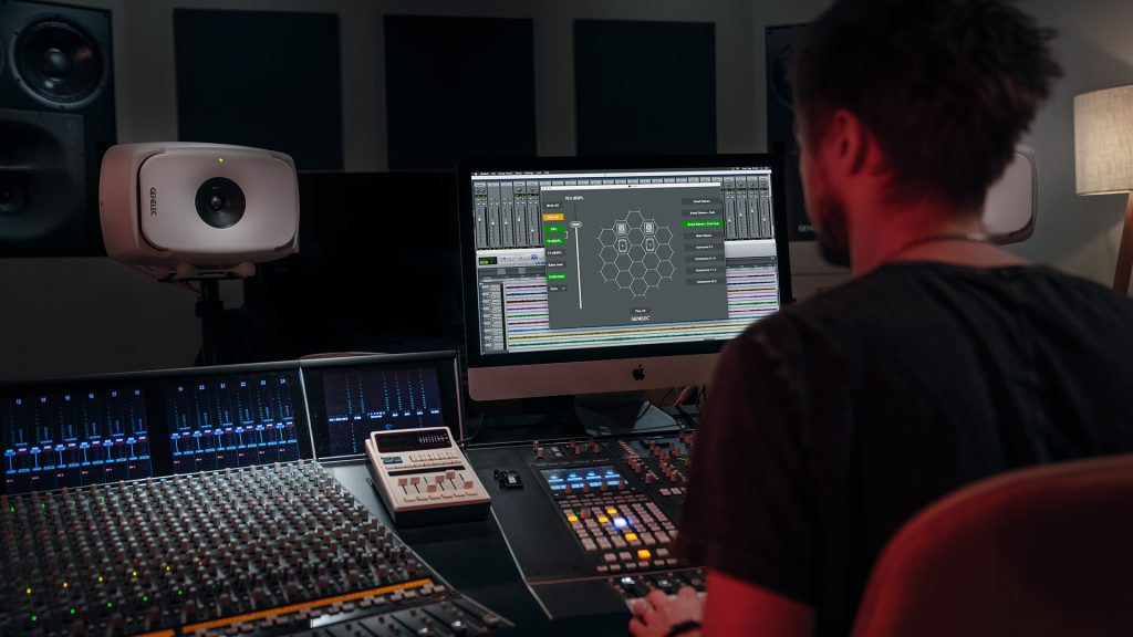 Genelec GLM software in use